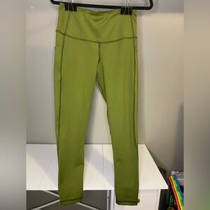 Backcountry Olive Green Active Techleasure Leggings in Medium